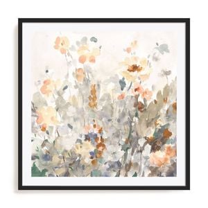 Artey | October Garden - Framed Print - Black Frame - 50 x 50cm