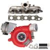 Gen1 High Flow Turbo Charger With Genuine Exhaust Manifold, Gasket & Stud Kit For Mitsubishi Asx 4n13 1.8l
