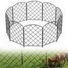 Advwin Garden Fence DIY Decorative Metal Panels Flower Bed Pet Barrier Border