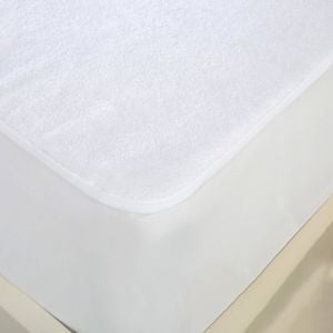 Accessorize Cotton Top Waterproof Mattress Protector King Single