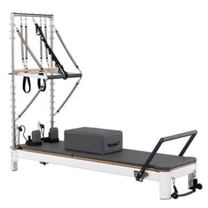 The Core Collab The Queen Pilates Reformer With Tower Semi Commercial - Black