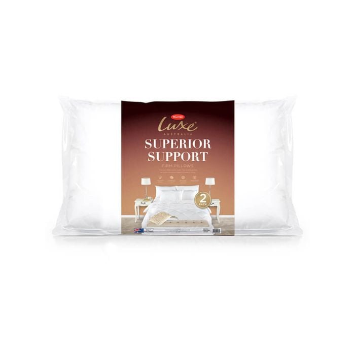 2pk Tontine  Luxe Superior Support Sleeping Pillow - High & Firm