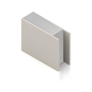 Slenderline 2400mm x 900mm x 50mm Fencing Panel - 4 Pack