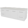 New England Joinery 1500mm Grandeur Regal Top Wall Hung Vanity