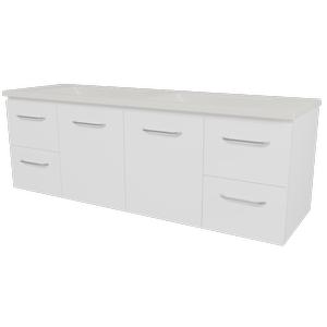 New England Joinery 1500mm Grandeur Regal Top Wall Hung Vanity