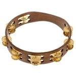 Meinl Percussion 2 Rows Hamm Brass Jingles Walnut Tambourine