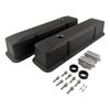 Cal Custom Tall Retro Style Valve Covers to suit Small Block Chev, Black
