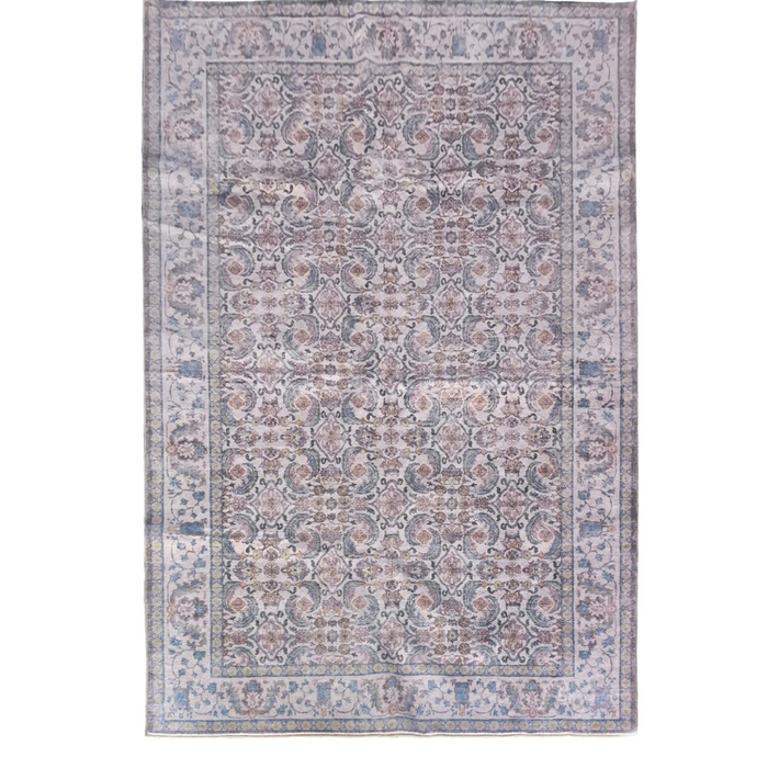 Fab Habitat 120x180cm Multicolour Kingston Distressed Machine Washable Rug