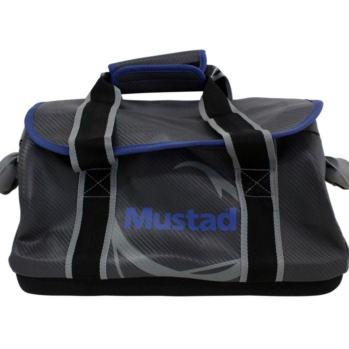 Mustad 18 Inch Water Resistant Boat Bag - Graphite Grey Fishing Tackle 