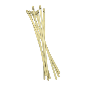 Stainless Steel Cable Ties 200MM X 4.6MM 10Pk. SANDY