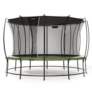 VULY Ultra 2 Pro Extra Large 16ft Trampoline with Enclosure - Round Kids Trampolines Bundle With Shade Cover