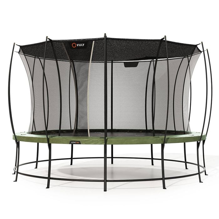 VULY Ultra 2 Pro Extra Large 16ft Trampoline with Enclosure - Round Kids Trampolines Bundle With Shade Cover