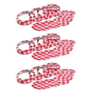 3x 6pc Appetito Home Kitchen Food Preserving Lids & Rings