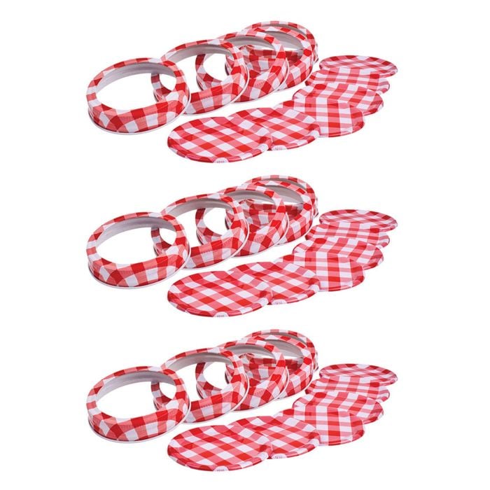 3x 6pc Appetito Home Kitchen Food Preserving Lids & Rings
