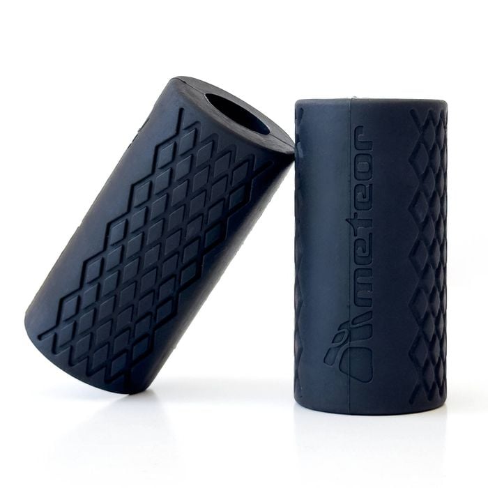 METEOR Black 10x5cm Slilcone Non-Slip Barbell Protective Pad