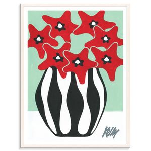 Artist Lane "Carousel" by Kelly - 41x51cm White Framed Print