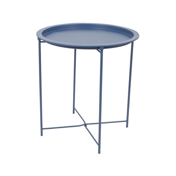 Harbour Housewares Round Steel Tray Tables - Pack of 1