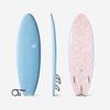 Decathlon - Foam Surfboard 6’ Swallow Tail 49l - Sky Blue - One Size