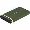 Transcend Esd380c 4 TB Portable Solid State Drive - External - Military Green - Notebook, Smartphone, Desktop PC