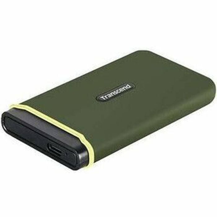 Transcend Esd380c 4 TB Portable Solid State Drive - External - Military Green - Notebook, Smartphone, Desktop PC