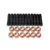 12 Pcs M10x1.25x45mm High Tensile Stud Kit For Manifold & Turbo