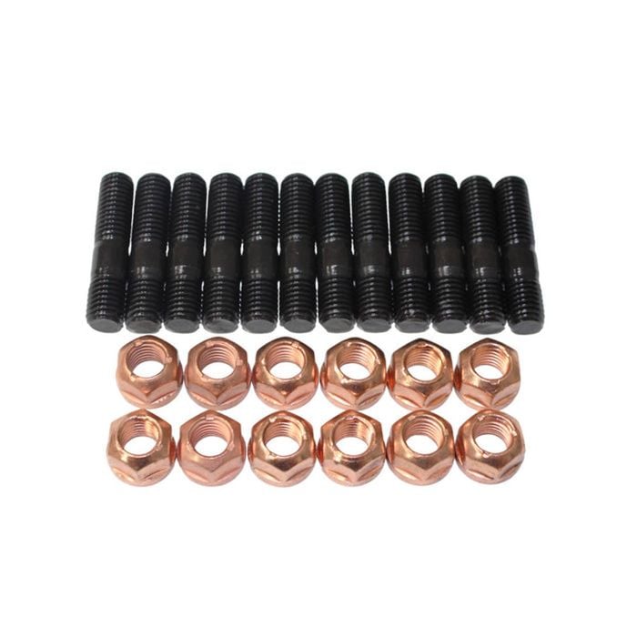 12 Pcs M10x1.25x45mm High Tensile Stud Kit For Manifold & Turbo