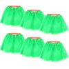 6x Green Tulle Ballerina Tutu – Small, 3-Layer Children’s Costume Skirt Australia Day - Green | Small | Tutu