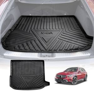 Heavy Duty Cargo Rubber Mat Boot Liner Luggage Tray Fit for Mercedes-Benz GLC Coupe 2016-2023