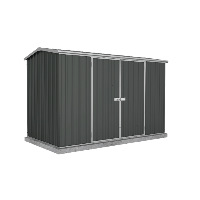 Absco Sheds 3.0 x 1.52 x 1.95m Monument Premier Double Door Garden Shed