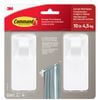 Command Curtain Rod Hooks White 17654-2ESF