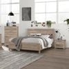 Bedroom Suite 4 pcs Oak Colour in Queen Size
