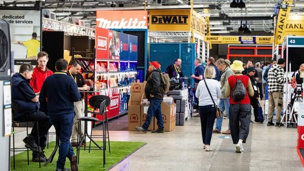 NZ Trade expo with Makita and DeWalt booths