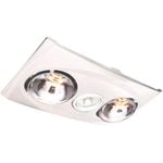 Manrose White 2 Light Heat Fan
