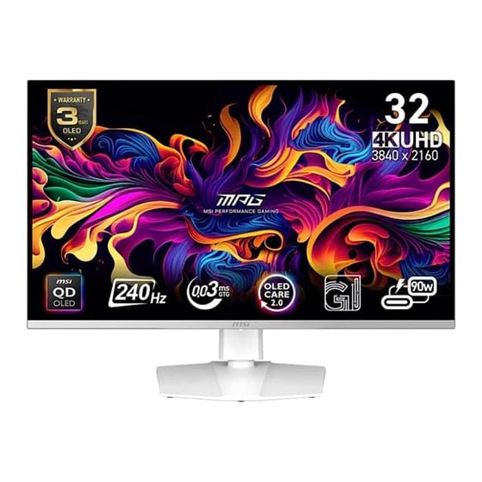 Msi Mpg 321urxw 32" Uhd Oled 0.03ms 240hz Height Adjustable Monitor [mpg 321urxw Qd-oled]