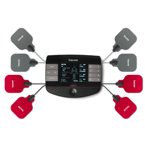 Beurer EM89 Digital TENS/EMS device with Heat Function (x 8 electrodes)