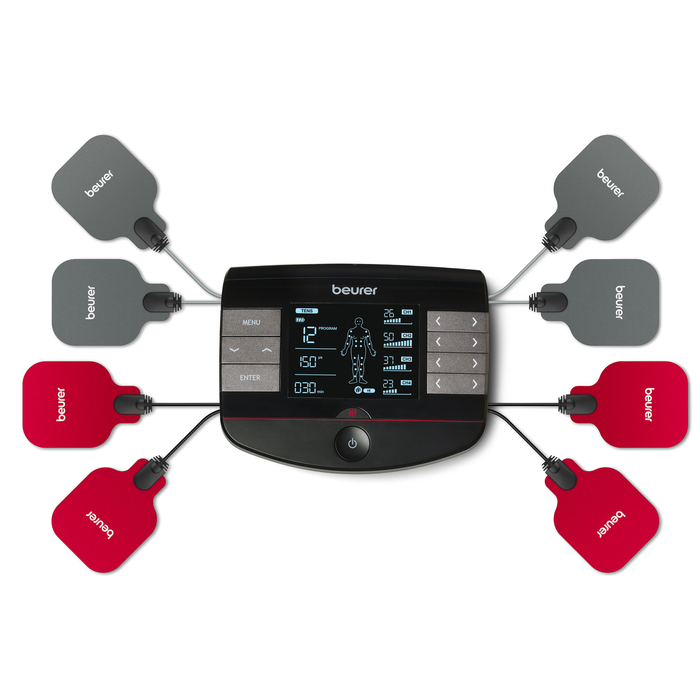Beurer EM89 Digital TENS/EMS device with Heat Function (x 8 electrodes)