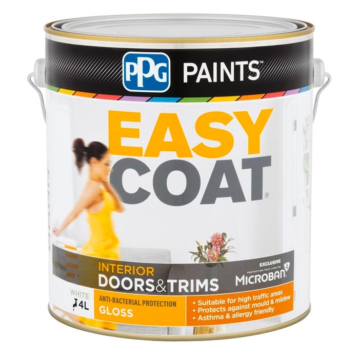 PPG Paints 4L White Gloss Easycoat Doors And Trims - 4L