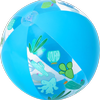 Bestway Blue Cactus Groove 'N Splash Beach Ball