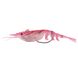 Berkley 2022 Shimma Shrimp Weedless 120mm Soft Vibe Fishing Lure Pink Shrimp