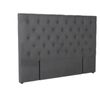 Rakel Fabric Headboard Grey - Queen