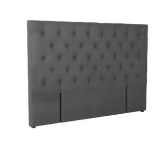 Rakel Fabric Headboard Grey - Queen