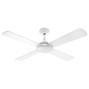 Arlec 130cm White blades Grid Connect Smart Boston II Ceiling Fan