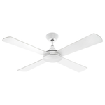 Arlec 130cm White blades Grid Connect Smart Boston II Ceiling Fan
