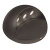 Brilliant 2W Black Waymaker Round Garden LED Step Light