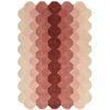 The Rug Connection Asiatic Hive Pink 230x160cm - Medium Hand Tufted Wool Indoor Floor Rug