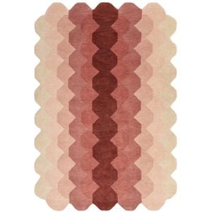 The Rug Connection Asiatic Hive Pink 230x160cm - Medium Hand Tufted Wool Indoor Floor Rug
