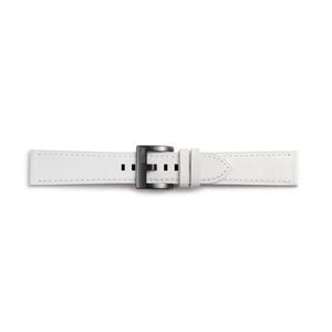 Samsung Classic Leather Strap for Gear Sport - Beige +  White
