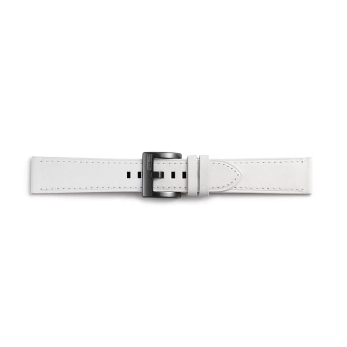 Samsung Classic Leather Strap for Gear Sport - Beige +  White