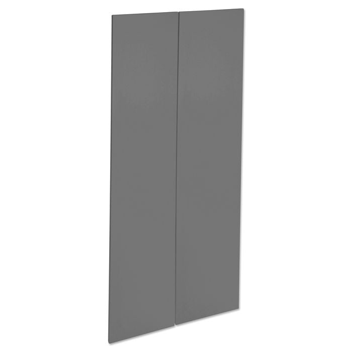 Kaboodle 900mm Smoked Grey Modern Pantry Doors - 2 Pack
