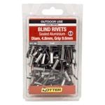 Otter 4.8 x 9.6mm Sealed Aluminium Blind Rivets - 100 Pack